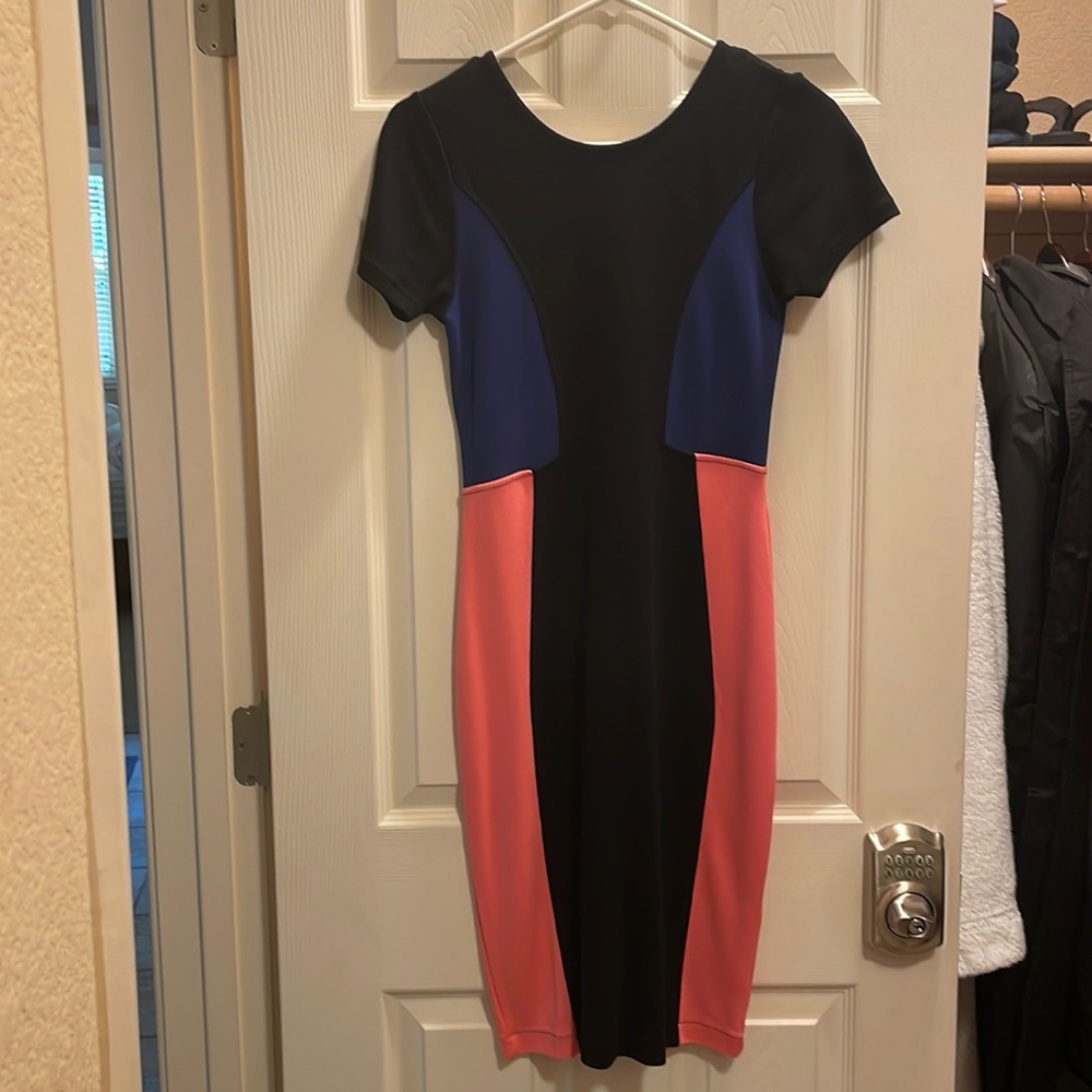 French Connection color blocking dress US size 6